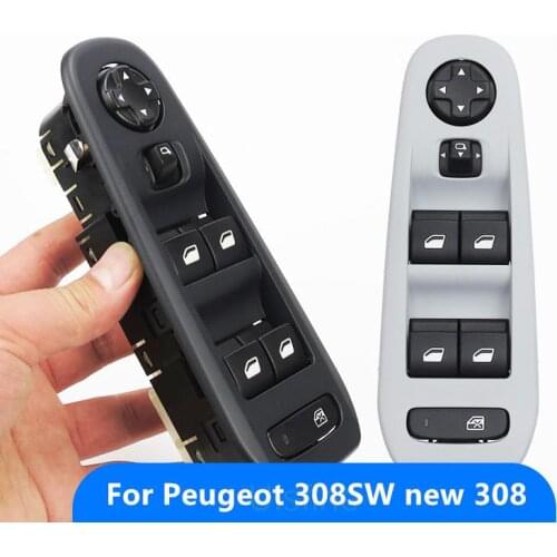 For Peugeot 308SW new 308 car front and rear door button glass lifter switch high quality Auto Accessories Free shipping