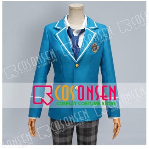 COSPLAYONSEN Ensemble Stars Yumenosaki Private Academy Blue School Uniform Cosplay Costume
