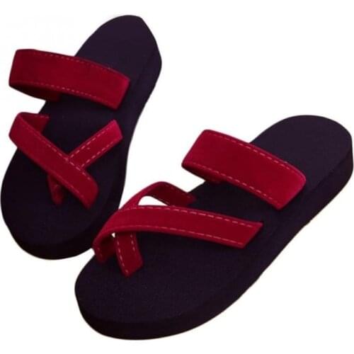 Summer Women Sandals Shoes for Woman Flip Flops Slippers Wedges Stripper Heels Block Heels High Heels Ladies Platform Sandals