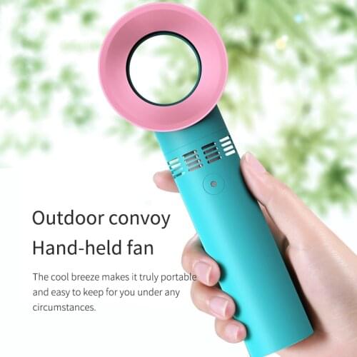 Mini USB handheld Bladeless Fan Air Conditioning Blower Glue Grafted Eyelashes Dedicated Dryer Beauty Tool For Eyelash Extension