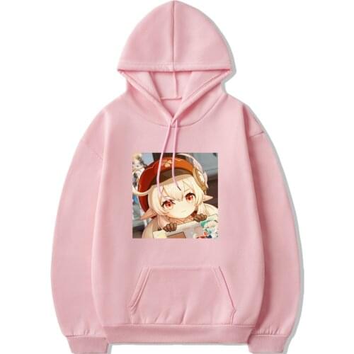 Fashion Kawaii Genshin Impact Klee Aesthetic Anime Clothes Hoodie Korean Style Women Sweatshirt Women Long Sleeve Streetwear