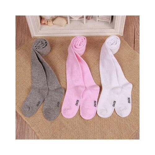 Spring New Baby Girls Soft Cotton Pantyhose Knitted Tights Soft Infant Tollde Clothing For 0-6 Years Kids Hot Sale 2019