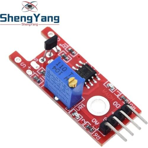 ShengYang Smart Electronics 4pin KY-024 Linear Magnetic Hall Switches Speed Counting Sensor Module for arduino DIY Kit