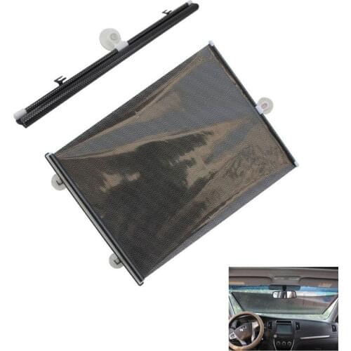 68*125cm Car Retractable Roller Blind Curtain Window Sun Shade Windshield Shield Visor For BMW Chevrolet Universal Car-Styling