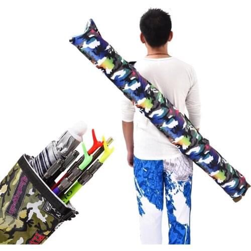 Foldable Fishing Bag Portable Fishing Rod Bag Multifunctional Fishing Umbrella Bag Waterproof Large Capacity Fishing Tool