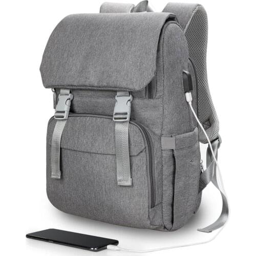 New Mummy Diaper Bag Baby Stroller Bag USB Charging Waterproof Oxford Women Handbag Maternity Nursing Nappy backpack Travel Bags