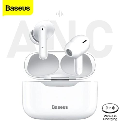 Baseus S1 TWS Bluetooth 5.1 True Wireless Earphone Headphone ANC Active Noise Cancellation Stereo Earbuds Handfree For iPhone 12