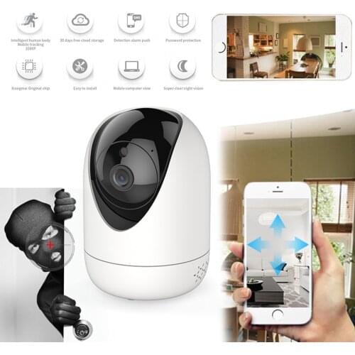 New PTZ Smart Wifi Camera HD 1080P Indoor Wireless IP Camera Intelligent Auto Tracking Of Human Home Security Surveillance