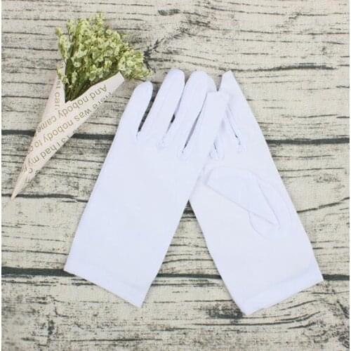 Womens Thin spring and summer ladies sunscreen high-elastic dance gloves 5pairs