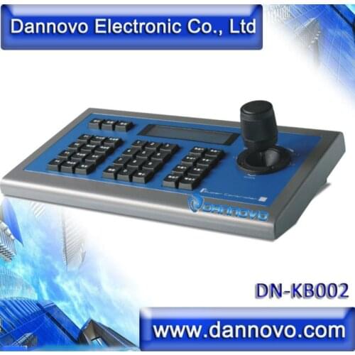 DANNOVO 3D PTZ Keyboard Controller LCD display For CCTV PTZ Camera and Video Conference Camera,RS485,RS422,RS232,Pelco-P/D,VISCA