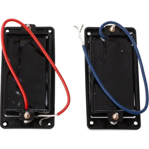 Guitar Pickup Humbucker Neck Bridge With Frame For LP Black 6String