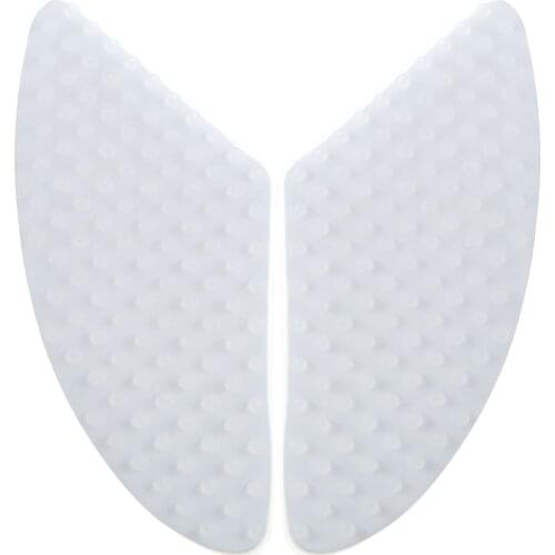 1pair Motorcycle Clear Elastomer Material Tank Side Knee Grip Traction Pad Protector Sticker For Kawasaki Honda Triumph Yamaha