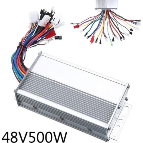 36/48V 500W Electric Bicycle Brushless DC Motor Speed Controller For Electric Bike Scooter E-bike Accessories 150x80x40mm
