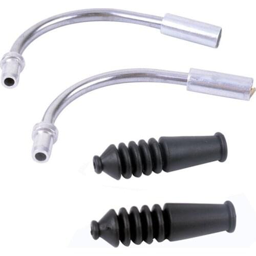 4pcs/set MTB Mountain Bike V Brake Noodles Plastic Sleeves Boots Protector Hose Cable Guide Bend Tube Pipe Bicycle Accessories