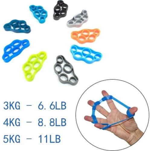 6.6-11LB Hand Gripper Finger Expander Silicone Finger Exerciser Hand Grip Wrist Strength Trainer Resistance Bands Fitness
