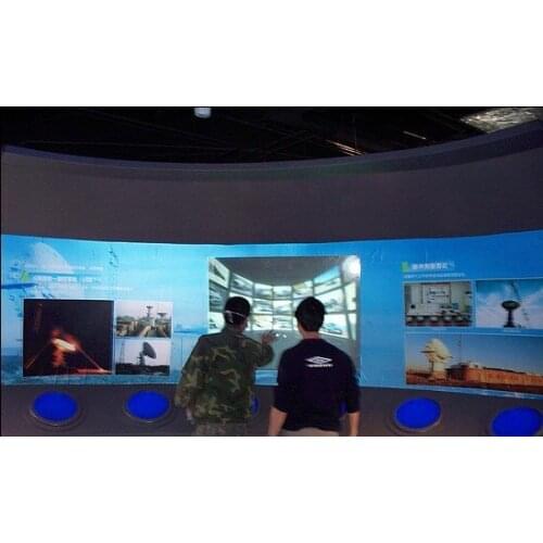 70" 6 points interactive multi touch foil Film through glass window shop Best price and cost , USB interface, fast shipping
