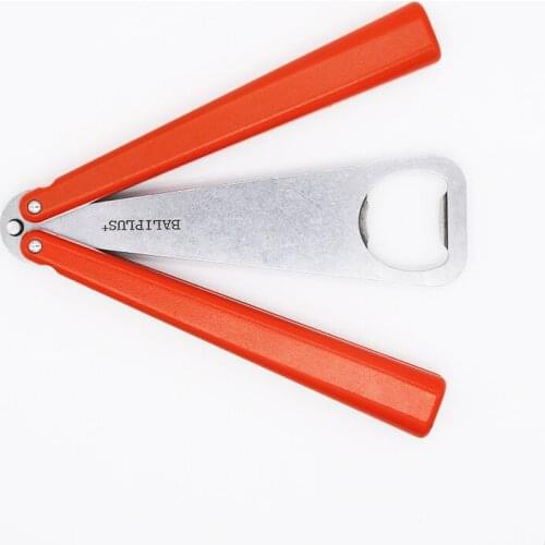 Baliplus Butterfly in knife Bottle Opener Orange Trainer Traing Knife Jilt Knife Free-swinging Camping Hunting survival EDC Tool