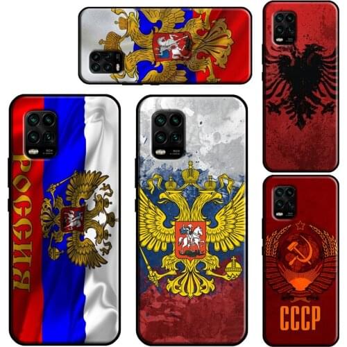 Russian coat of arms flag For Xiaomi Mi 11 Lite Case 11 Ultra 10T Pro POCO X3 M3 Pro F3 Cover For Xiaomi Mi 11 Case
