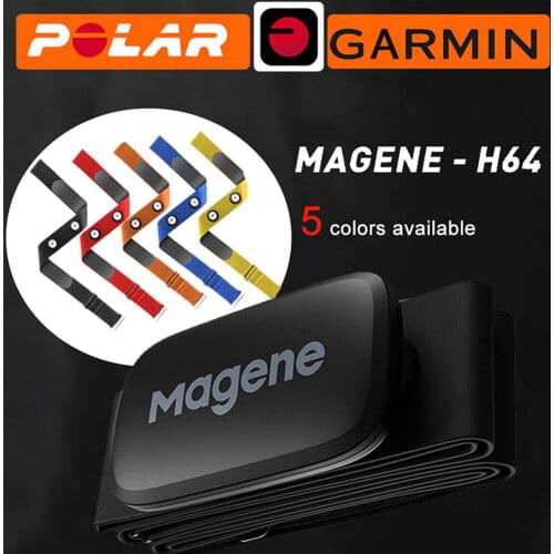Magene Mover H64 Heart Rate Sensor Dual Mode ANT Bluetooth With Chest Strap Cycling Computer Bike Wahoo Garmin Sports Monitor