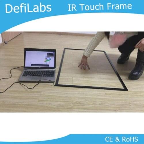 DefiLabs 10 points 55" Infrared Touch Screen frame, 16:9 format for multi touch overlay touch frame