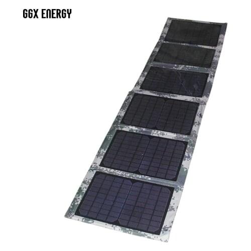 GGX ENERGY 60Watt 18V Solar Charger Solar Panel 12V Battery Charger Foldable Phone/Laptop Solar Powered Charger