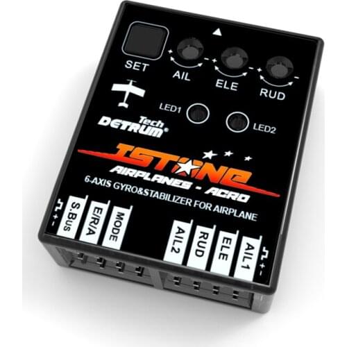 Detrum Istone Acro Fixed Wing Gyro Multi-Mode Switching Fixed Wing Gyros & Stabilizer For 3D Airplane / Rc Racing Drone Parts