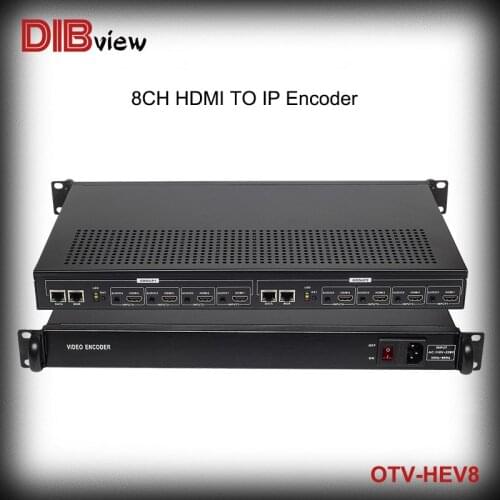 Dibview 8CH IPTV ProVideo Streaming Media Network HDMI-Compatible TO IP Encoder With SRT HLS RTMPS For Facebook YouTube Platform