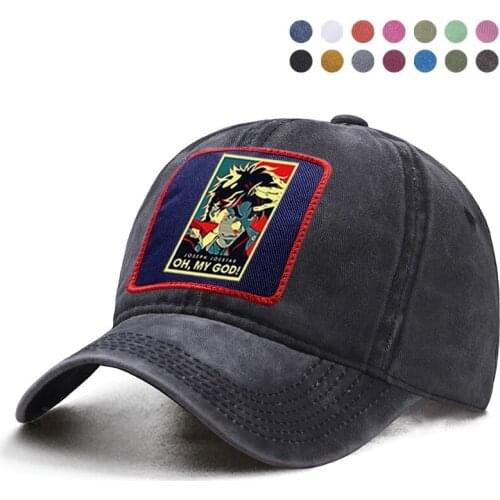 Jojos Bizarre Adventure Joseph Joestar Oh My God Baseball Cap Brand Visor Hat Dad Trucker Solid Hats Woman Berets Ponytail Caps