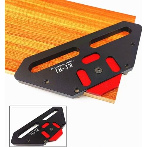 4 in 1 Wood Panel Radius Quick-Jig Router Table Bits Jig Corner Templates Kit R15-R30 C15-C30