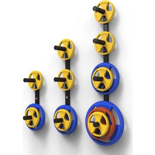 Wall-Mounted Barbell Storage Rack for Weights and Bar Hanging Weight Plates Holder Bracket Gym Home Fitness Frame For Rod