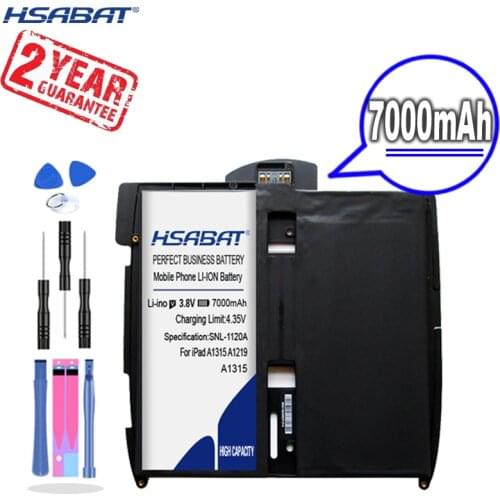 HSABAT 0 Cycle 5900mAh Battery for iPad 1 1st Generation A1315 A1219 A1337 616-0448 616-0478 969TA028H Replacement Accumulator