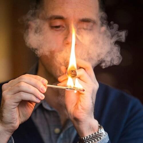 Extra Long Wood Pack Box Cigar Matches Gentlemans Way of Lighting Cigars