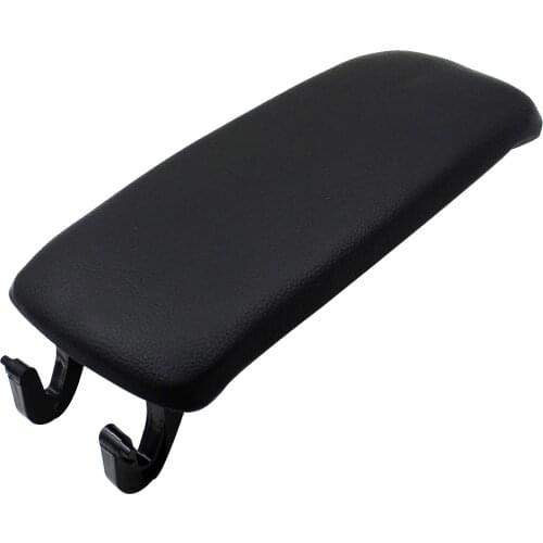 Armrest Center Console Lid Protector Cover for Audi A4 B6 B7 2002-08 Black