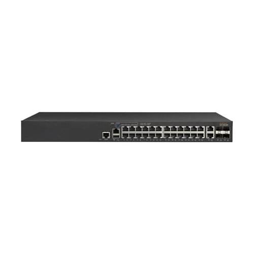 Ruckus Brocade Switch ICX7150-24P-4X1G 24x10/100/1000 Mbps RJ-45 PoE+ports 370W PoE budget 4x1 GbE uplink/stacking SFP/SFP