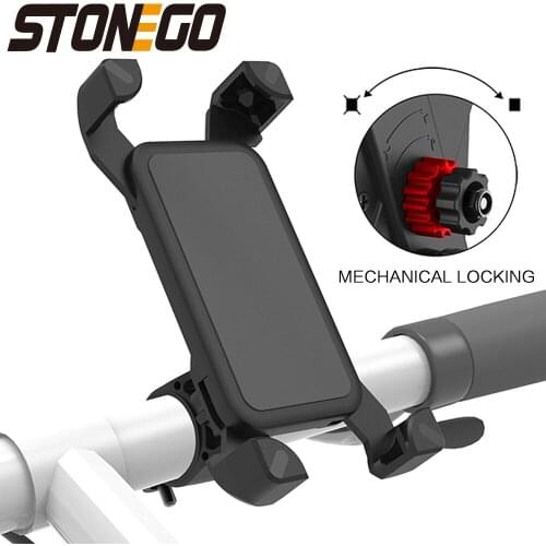 STONEGO Universal Premium Bike Phone Holder stand Mount Motorcycle Accessories Perfect for Bicycle or Motorcycle Enthusiast