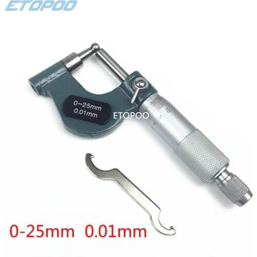 Factory outlet! high quality 0-25mm Tube Micrometer drum head special micrometer wall tube thickness gauge measuring tools