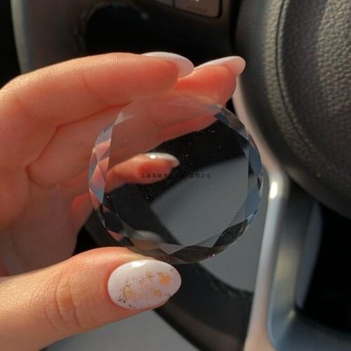 1pcs Mini Clear Eyelash Round Style False Eyelashes Stand Pad Holder Fake Lashes Extensions Crystal Glass Adhesive Glue Pallet