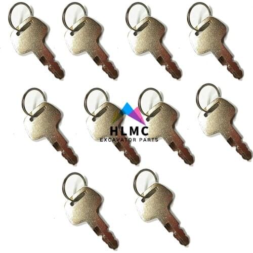 2PCS Excavator Heavy Equipment engine parts R200 Ignition Switch key