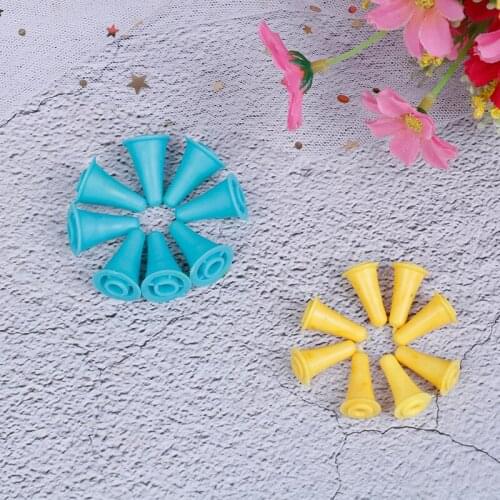 16Pcs Point Protectors For Knitting Craft Sewing Accessories Rubber Cone Shape Knit Knitting Needles Cap Tips