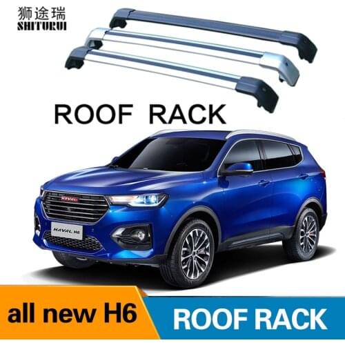 2Pcs Roof bars For HAVAL ALL NEW H6 2017 2018 Aluminum Alloy Side Bars Cross Rails Roof Rack Luggage CUV SUV