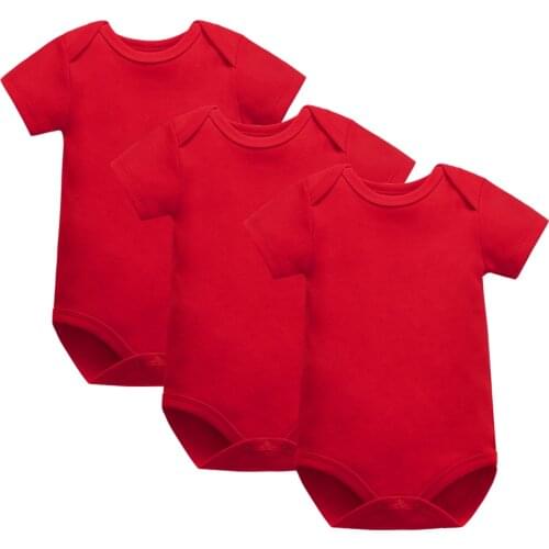 3Piece/lot Baby Bodysuits 100% Cotton Infant Body Short Sleeve Clothing Similar Jumpsuit Cartoon Printed Baby Boy Girl Bodysuits