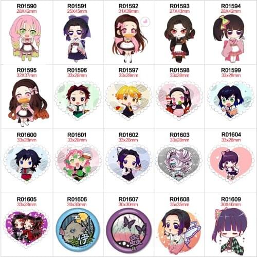 30pcs/lot Cute Cartoon Flatback Planar Resin Color DIY Crafts Supplies Arts Phone Decor Material Hair Accessories R0159 R0160