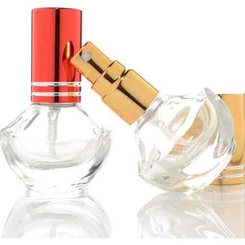 5ml Lips Shape Clear Dispensing Bottle Small Cosmetics Fine Spray Empty Bottle 100PCS/LOT