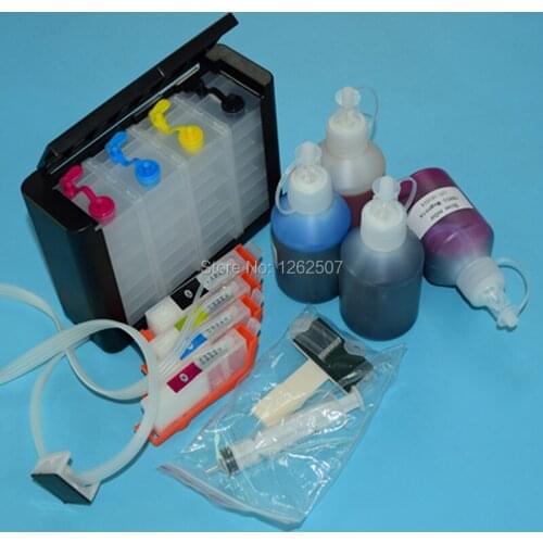 BOMA-TEAM HP670 670XL continuous ink supply system + dye ink for hp Deskjet 3525 5525 4615 4625 ciss ink system for hp 670 ciss