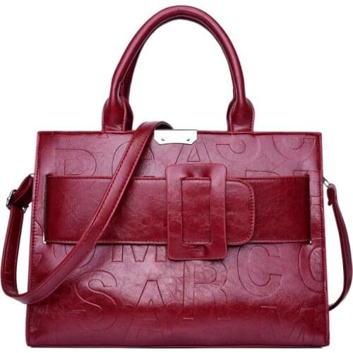 Designer New Female Bag 2021 Fashion Brand Letter Bag Large Capacity Shoulder Bag Retro Big Tote Handbag Womens Messenger Bag