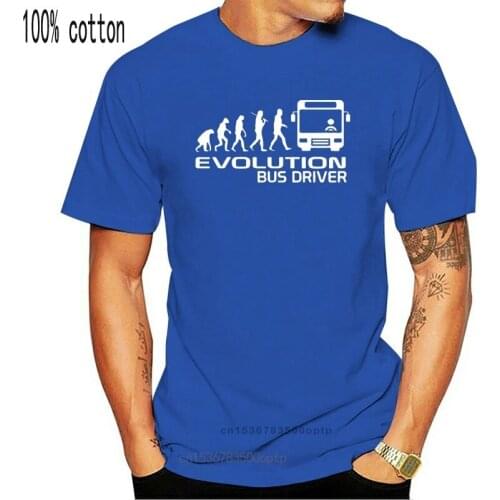 Evolution Of A Bus Driver Mens T-Shirt Gift Funny Size S-XXXL Cool Casual pride t shirt men Unisex New Fashion tshirt Loose Size