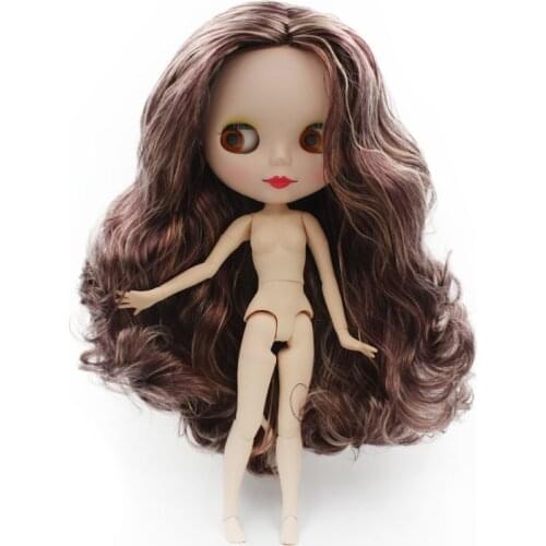 Blyth Doll BJD, Factory Neo Blyth Doll Nude Customized Frosted Face Dolls Can Changed Makeup Dress DIY, 1/6 Ball Jointed Dolls 7