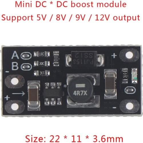 Mini DC-DC Boost Step Up Converter Regulator PCB Board Module Can Set 5V/8V/9V Output 1PC