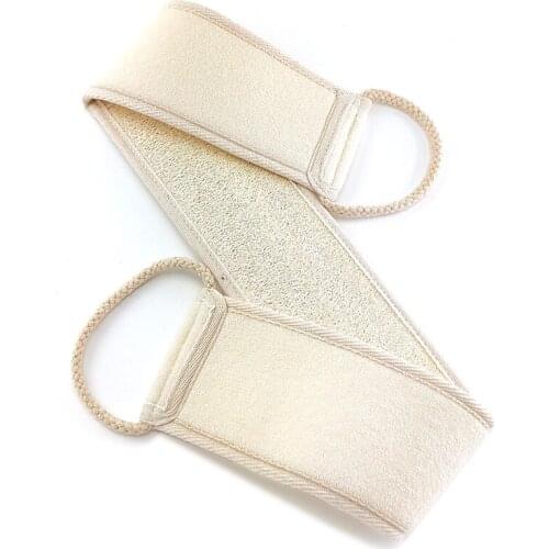 Soft Exfoliating Loofah Back Strap Toewl Wash Scrubber Massage Shower Bath Towel Scrubber Rub Back Belt Body Health Cleaning