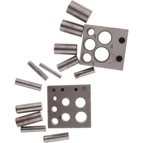 Jewelers Disc Cutter Punch Set Metal Circle Cutting Punching Tools Jewelry Making Punch